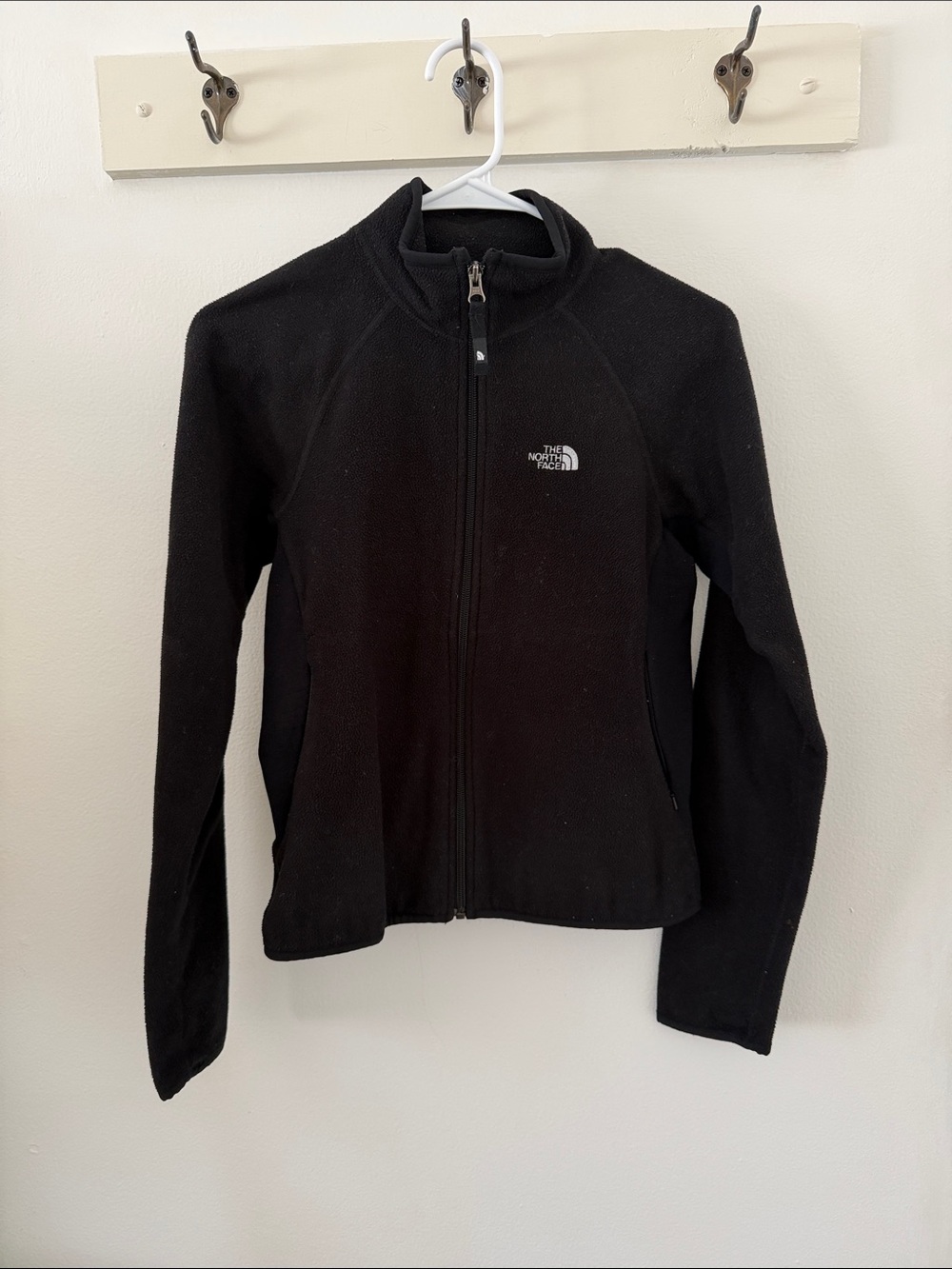 The North Face Women's Black Full-Zip Teddy Fleece Jacket